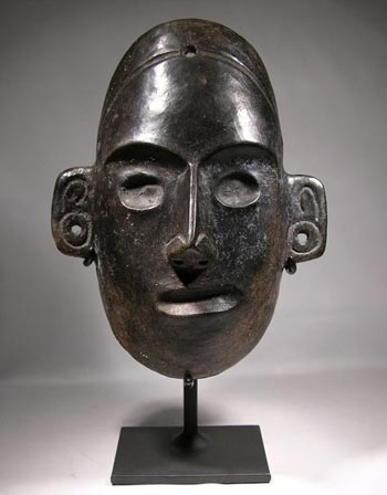 Colima Blackware Mask Custom Display Stand