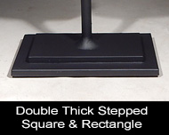 Double Stepped Square Base