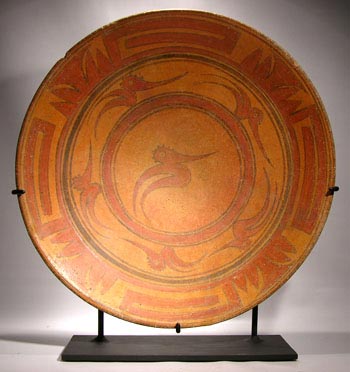 Peten Maya Plate Custom Display