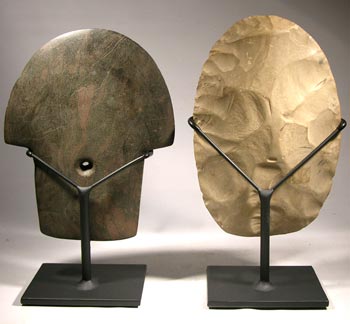 Mississippian Stone Tools Display Stand