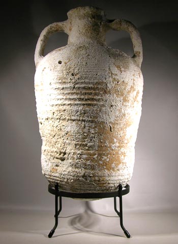 Roman Wine Amphora Custom Display Stand - back