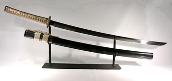 Japanese Samuri Sword Custom Display Stand - Front