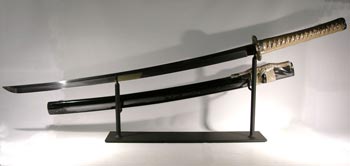 Japanese Samuri Sword Custom Display Stand - Back