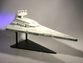 Star Wars, Star Destroyer Starship Model Custom Display Stand (front)