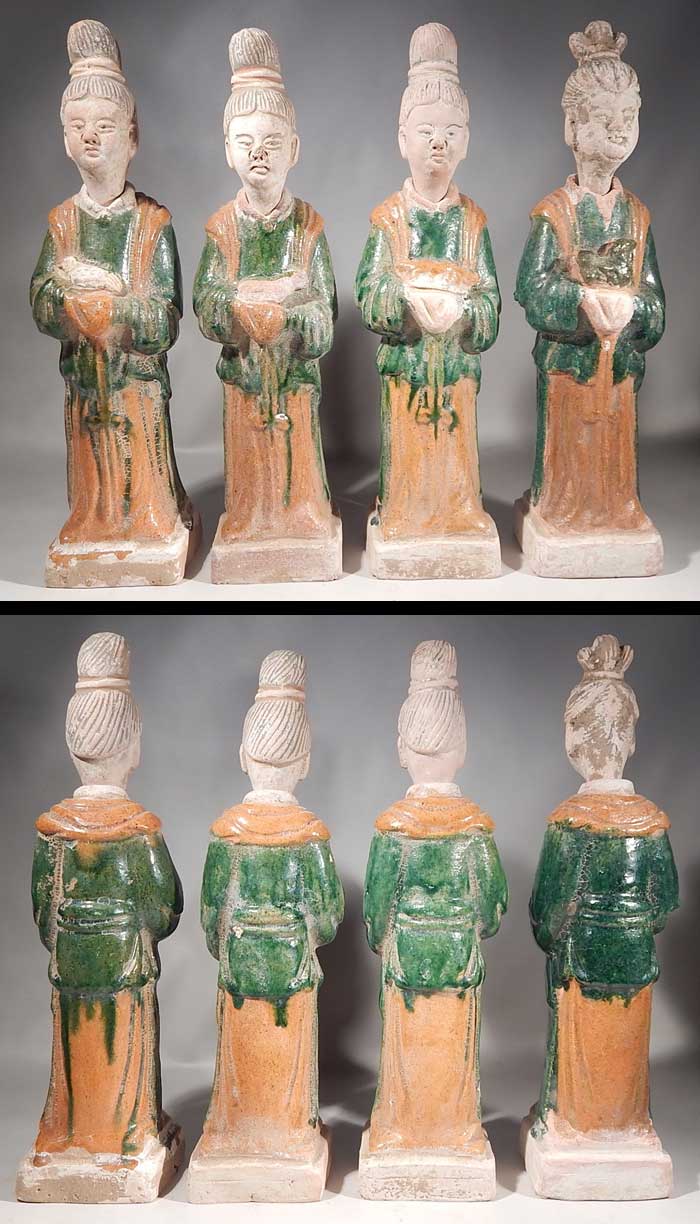 Ming Dynasty Matched Figures Set