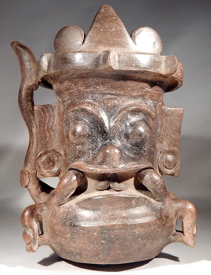 Teotihuacan Storm God Vessel - Front